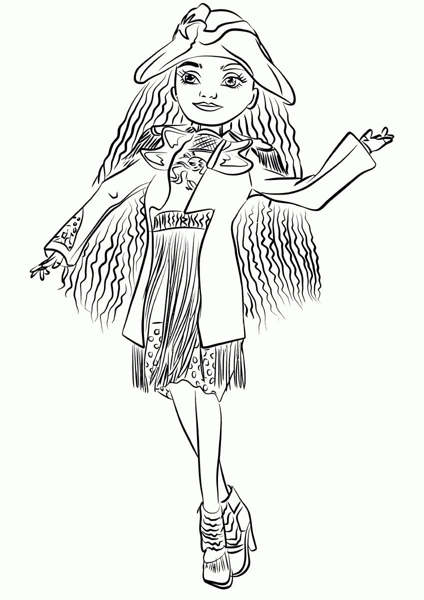 Descendants Coloring Pages Printable Printable Descen Vrogue Co
