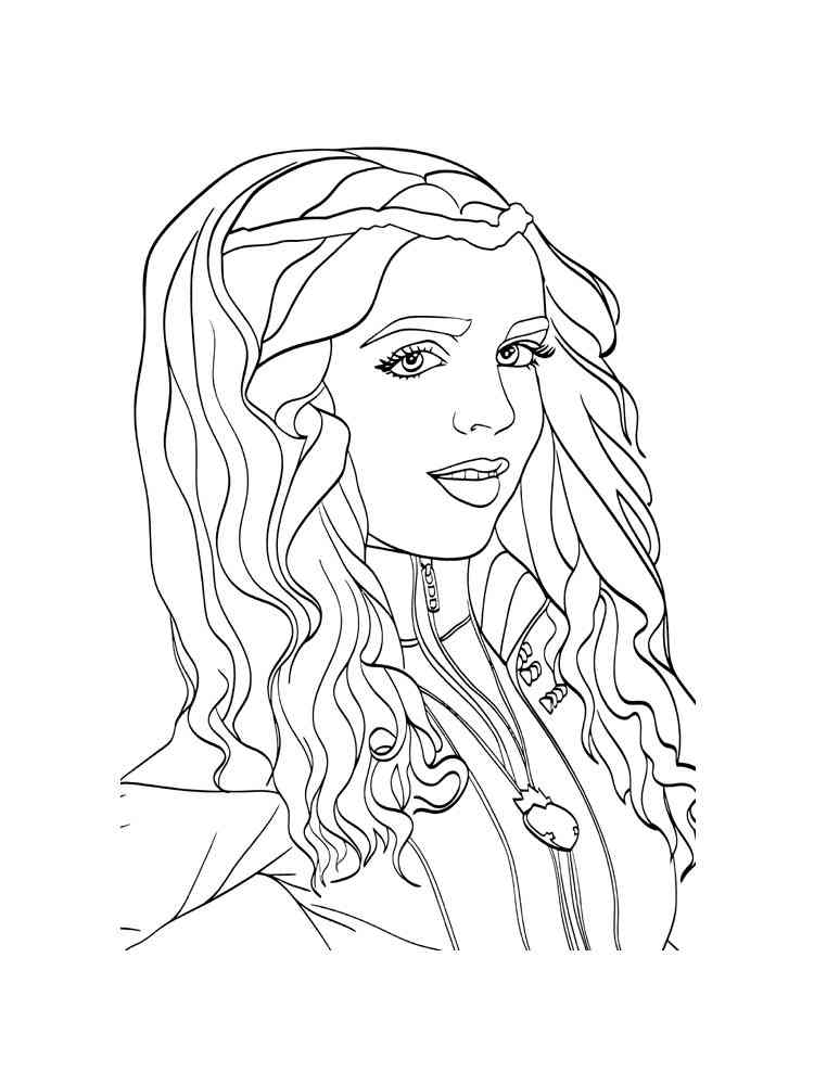 Descendants Coloring Pages Descendants Coloring Pages
