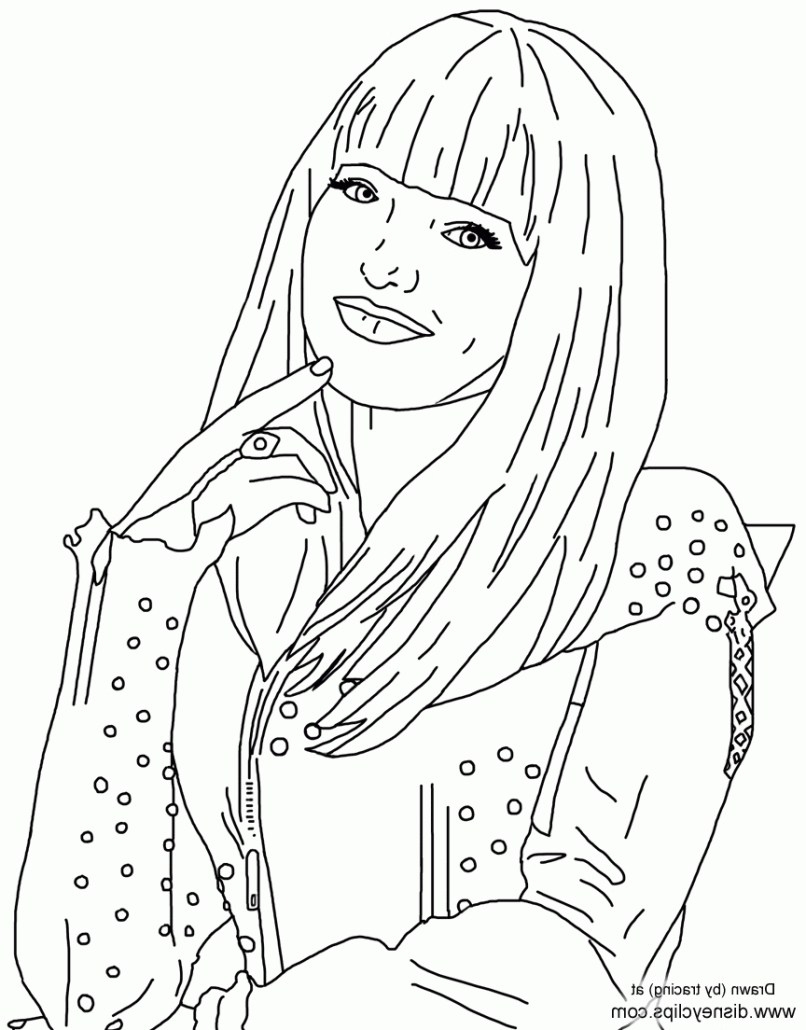 Descendants Printable Coloring Pages Printable Templates