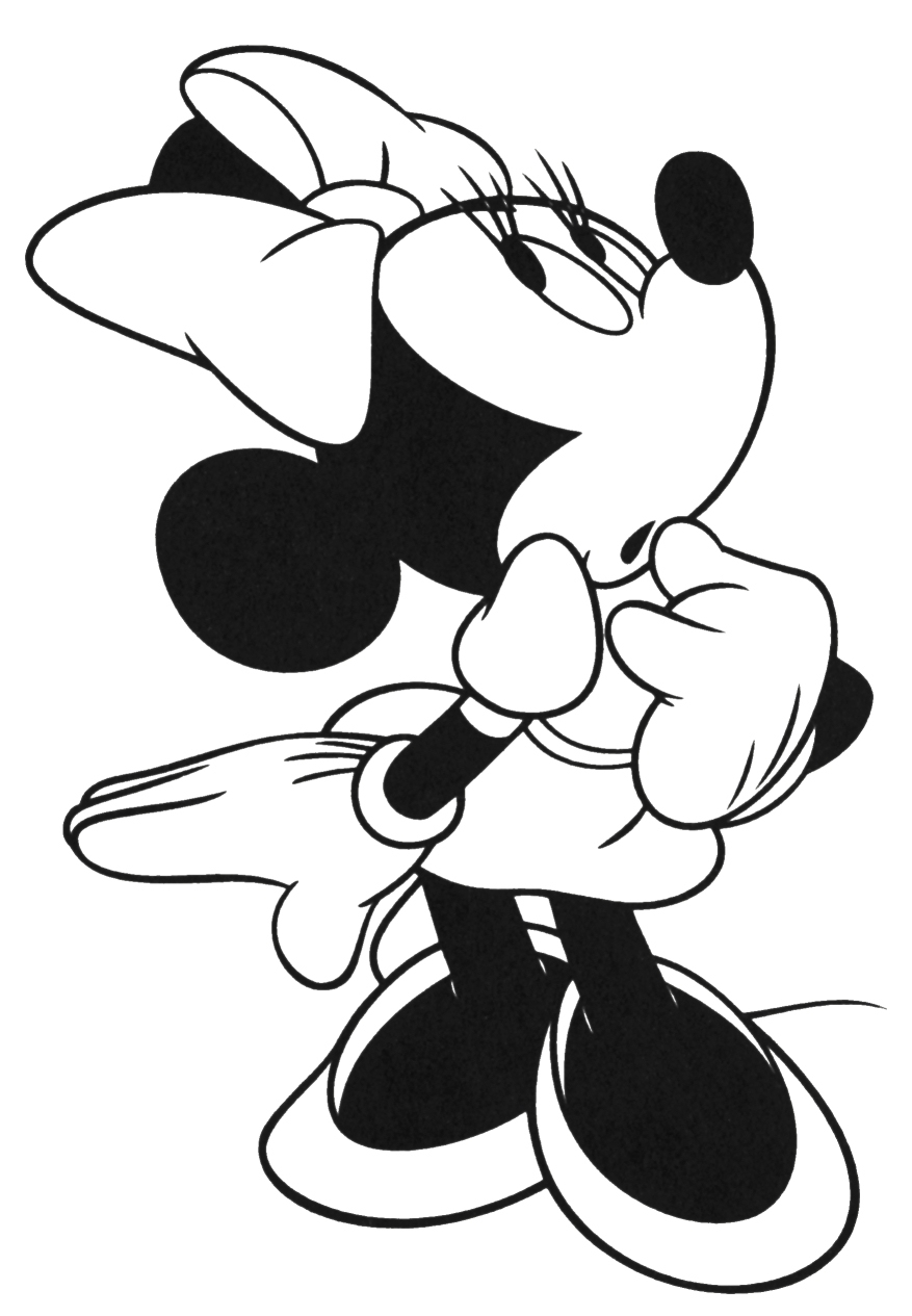 Printable Easy Minnie Mouse Coloring Pages Printable Easy Minnie Mouse Coloring Pages