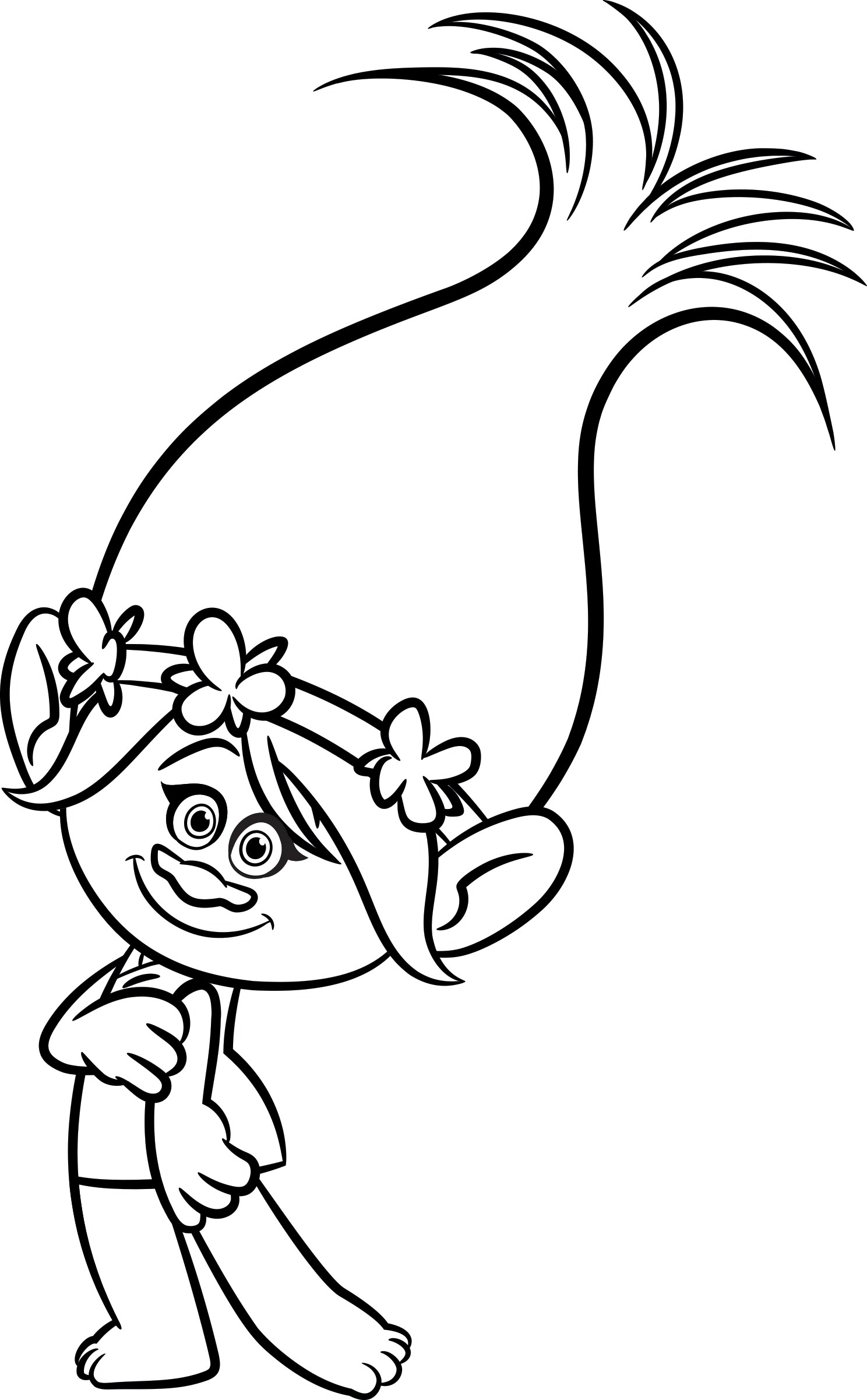 Desenho De Trolls Poppy Para Colorir Tudodesenhos Images