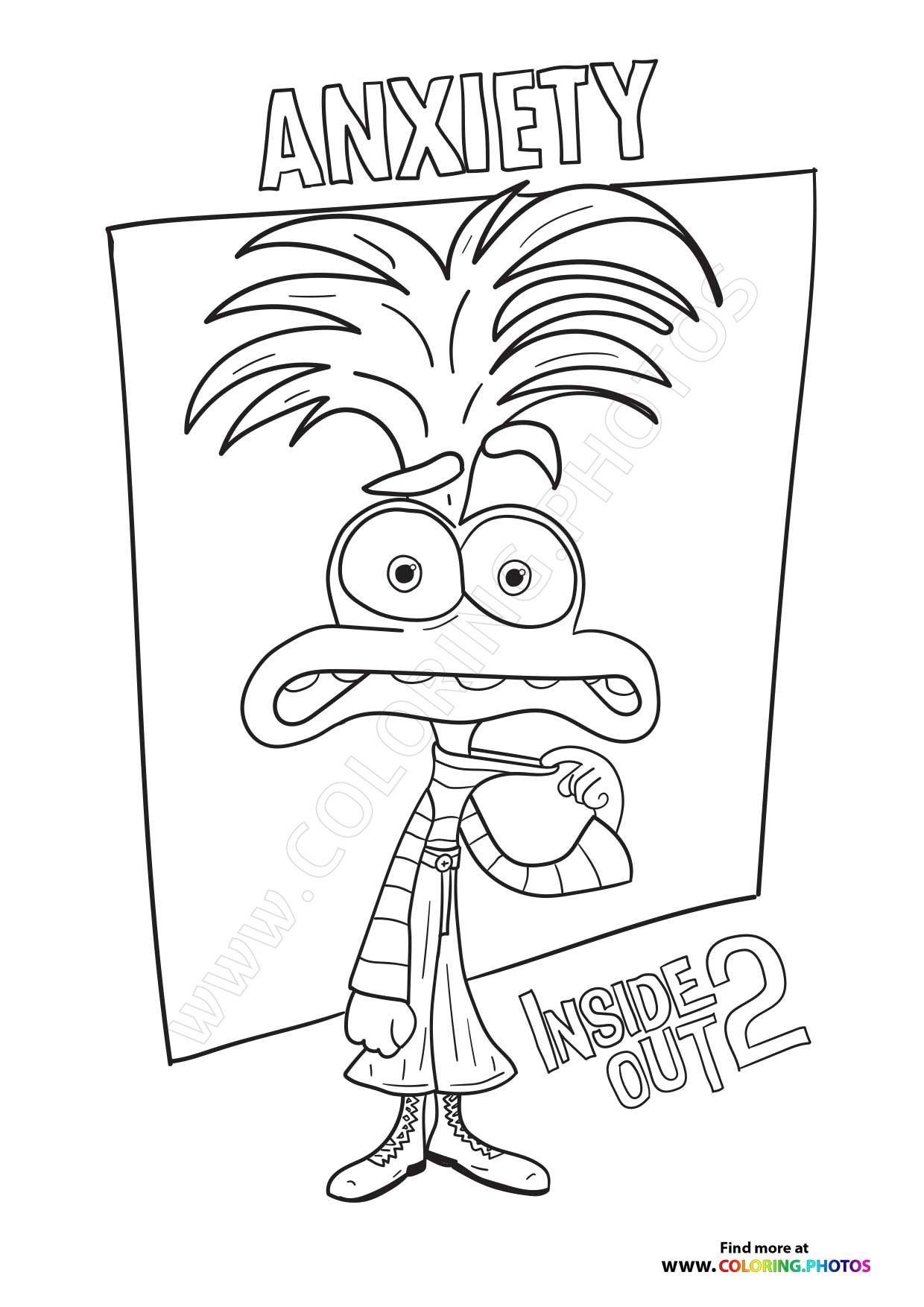 Desenho Para Colorir Ansiedade Desenho Para Colorir Ansiedade