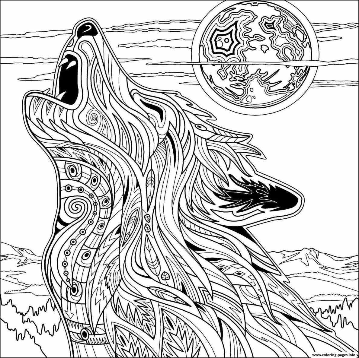 Detailed Wolf Coloring Pages At GetColorings Free Printable Detailed Wolf Coloring Pages At GetColorings Free Printable
