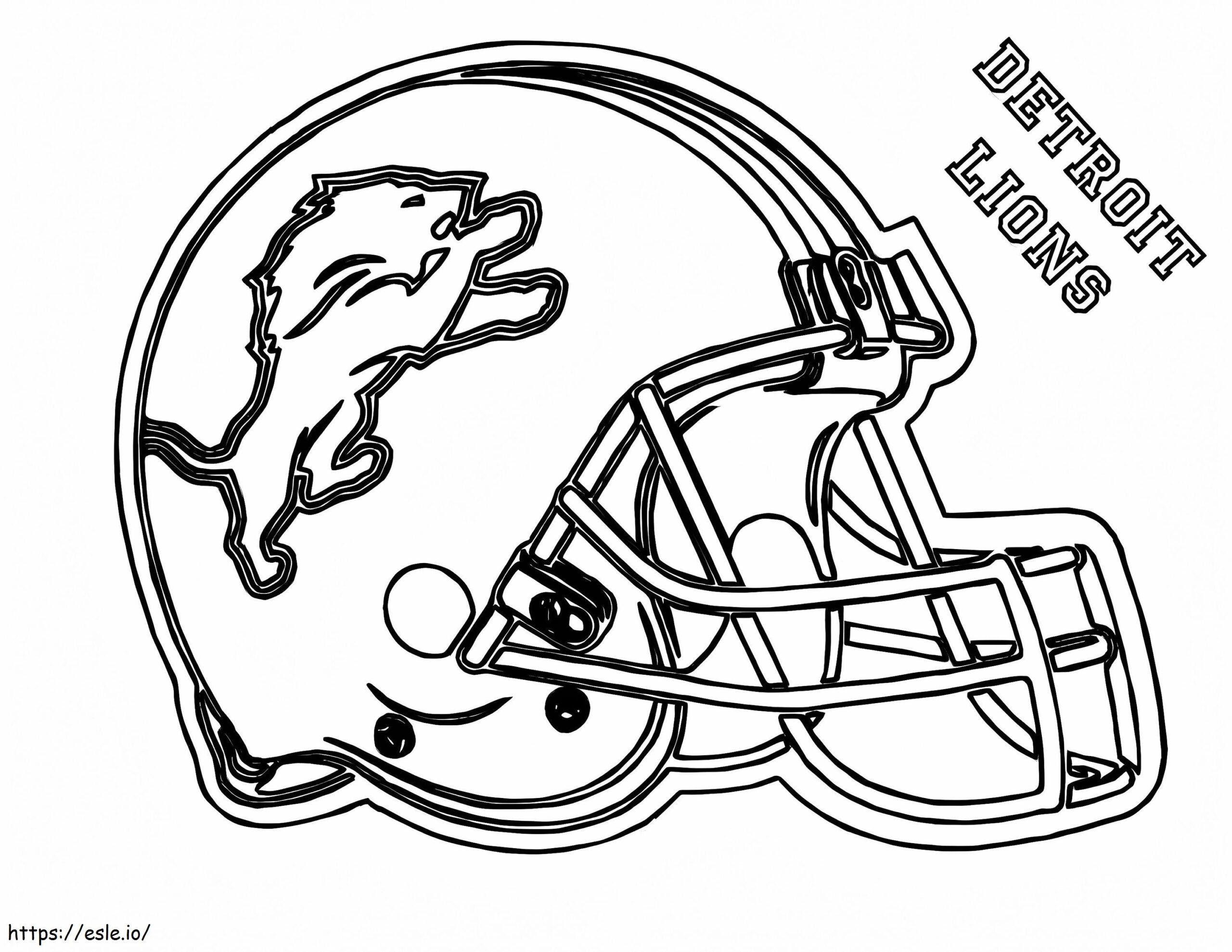 Detroit Lions Coloring Page Detroit Lions Coloring Page