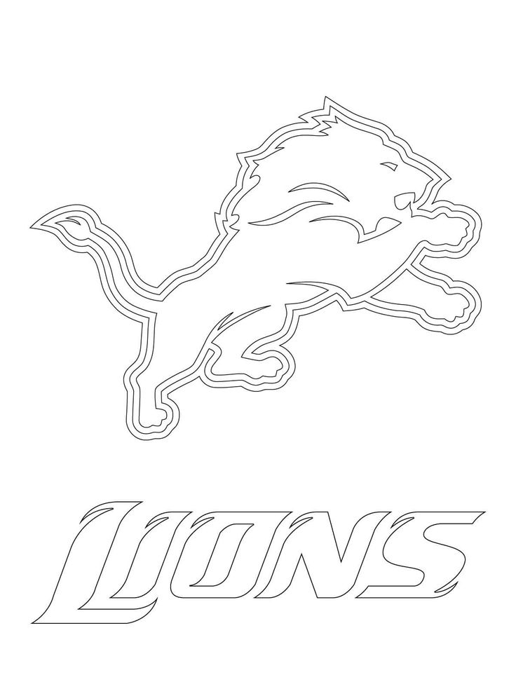 Detroit Lions Coloring Pages Pdf Printable Coloringfolder Detroit Lions Coloring Pages Pdf Printable Coloringfolder