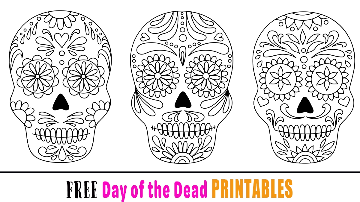 Dia De Los Muertos Mask Coloring Pages Dia De Los Muertos Mask Coloring Pages