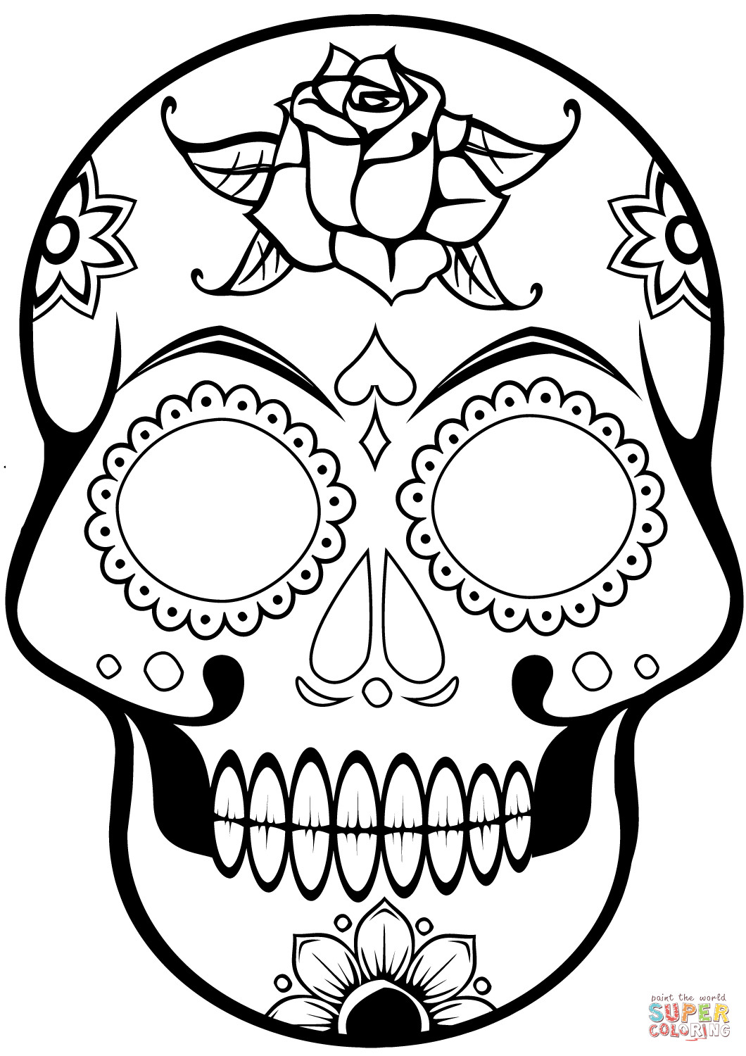 Dia De Los Muertos Skulls Coloring Pages At GetColorings Free Dia De Los Muertos Skulls Coloring Pages At GetColorings Free
