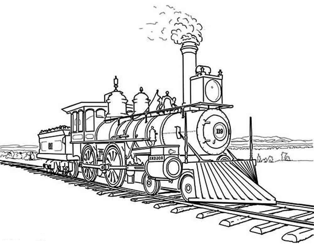  Dibujo Tren Tren