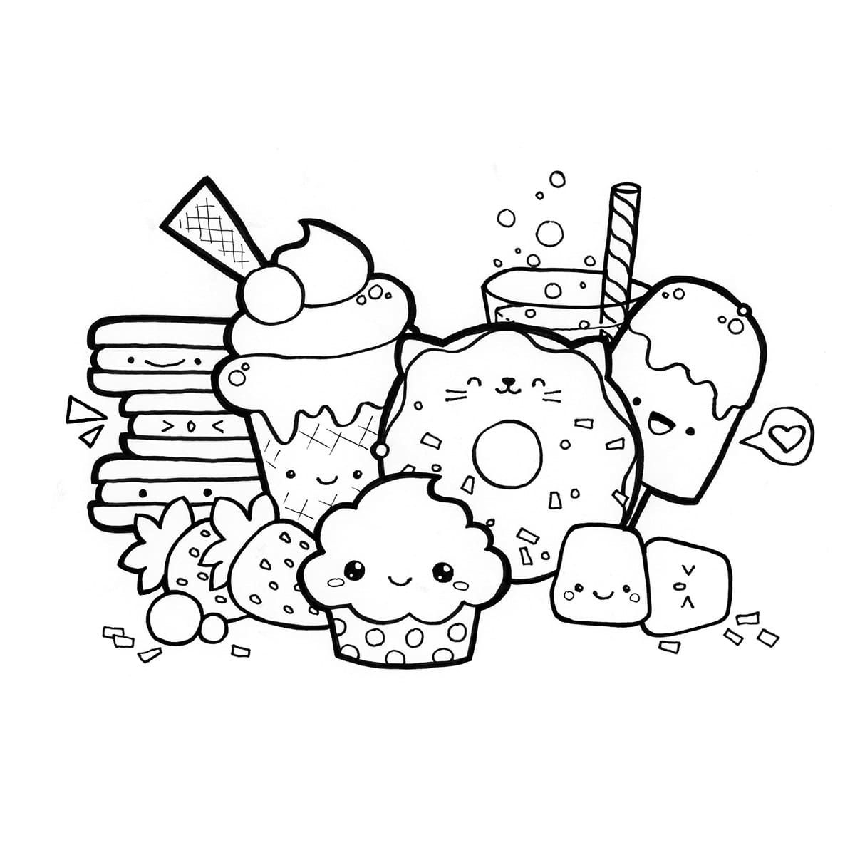 Dibujos De Kawaii Para Colorear Imprimir Caracteres Inusuales Shopkins Dibujos De Kawaii Para Colorear Imprimir Caracteres Inusuales Shopkins