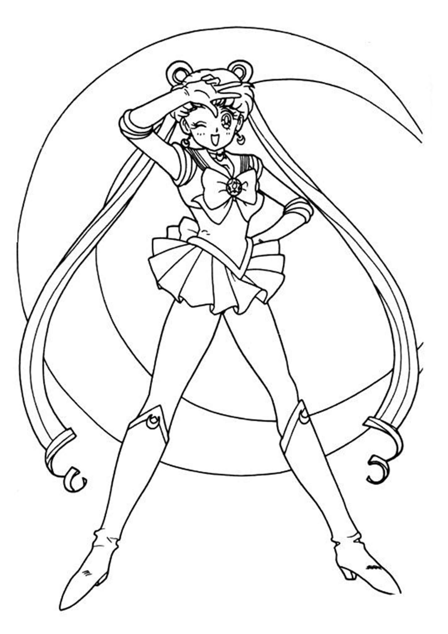 Dibujos Luna Para Colorear Moon Coloring Pages Sailor Vrogue Co