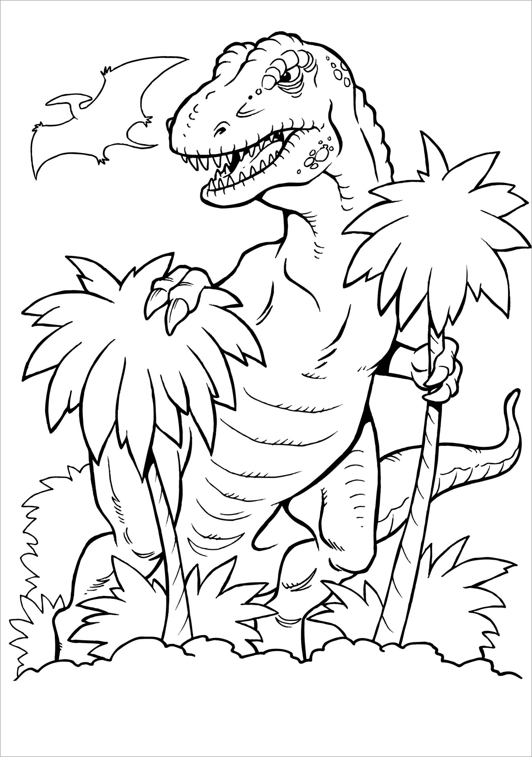 T Rex Coloring Pages Free Printable T Rex Coloring Pages Free Printable