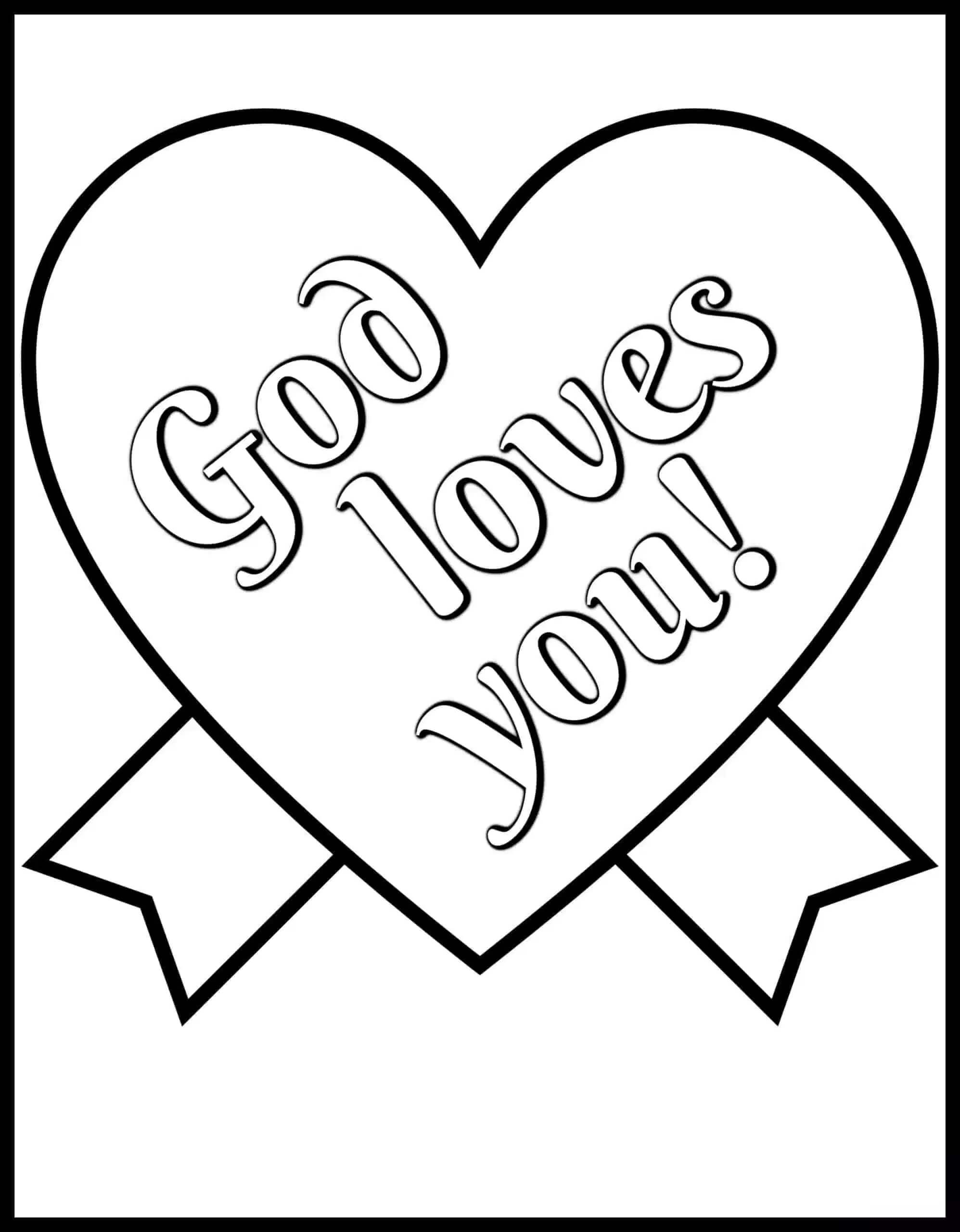 Dios Te Ama Para Colorear Imprimir E Dibujar ColoringOnly Com Dios Te Ama Para Colorear Imprimir E Dibujar ColoringOnly Com