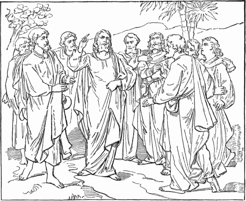 12 Disciples Coloring Pages Free Printable