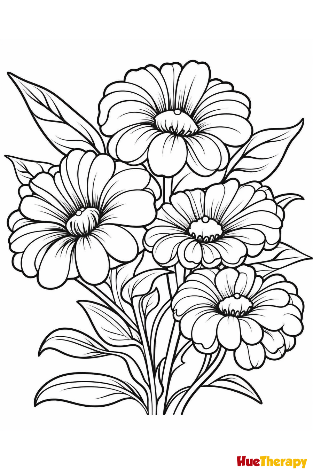 Flower Printable Coloring Pages Flower Printable Coloring Pages