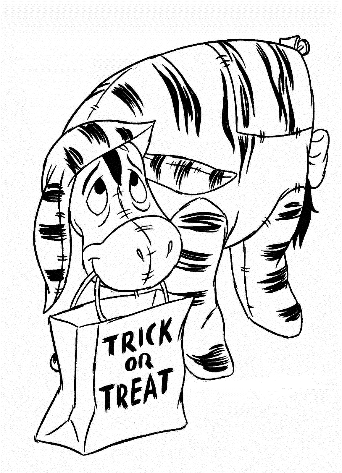Disney Halloween Printable Coloring Pages Disney Halloween Printable Coloring Pages