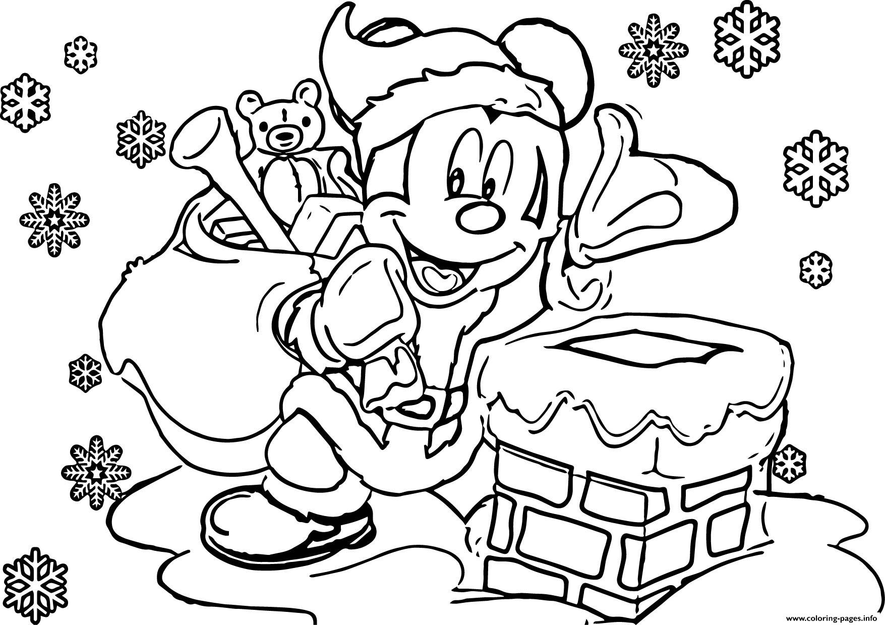 Disney Printable Christmas Coloring Pages Disney Printable Christmas Coloring Pages