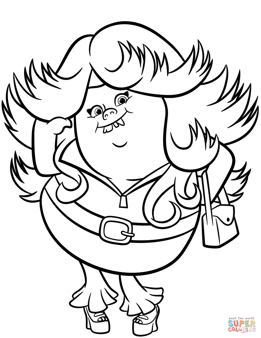 Disney Trolls Coloring Pages At GetColorings Free Printable
