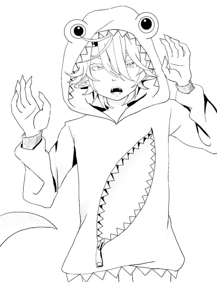 Dive Into The World Of Anime With Printable Coloring Pages Dive Into The World Of Anime With Printable Coloring Pages