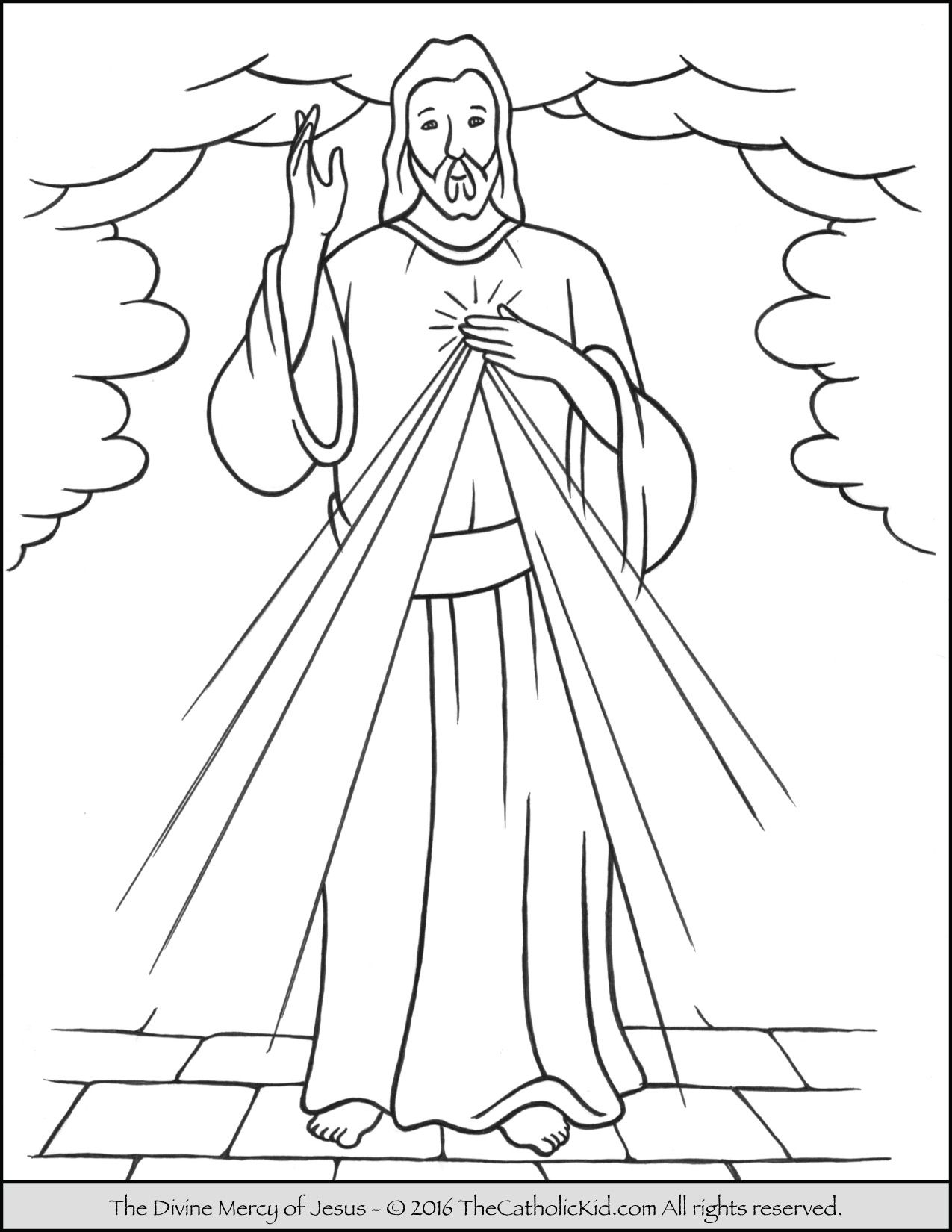 Divine Mercy Coloring Pages The Catholic Kid Catholic Coloring Divine Mercy Coloring Pages The Catholic Kid Catholic Coloring
