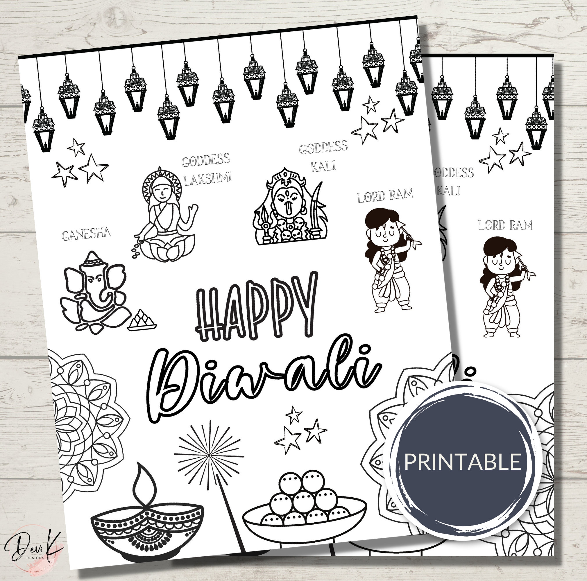 Diwali Coloring Pages Diwali Coloring Pages