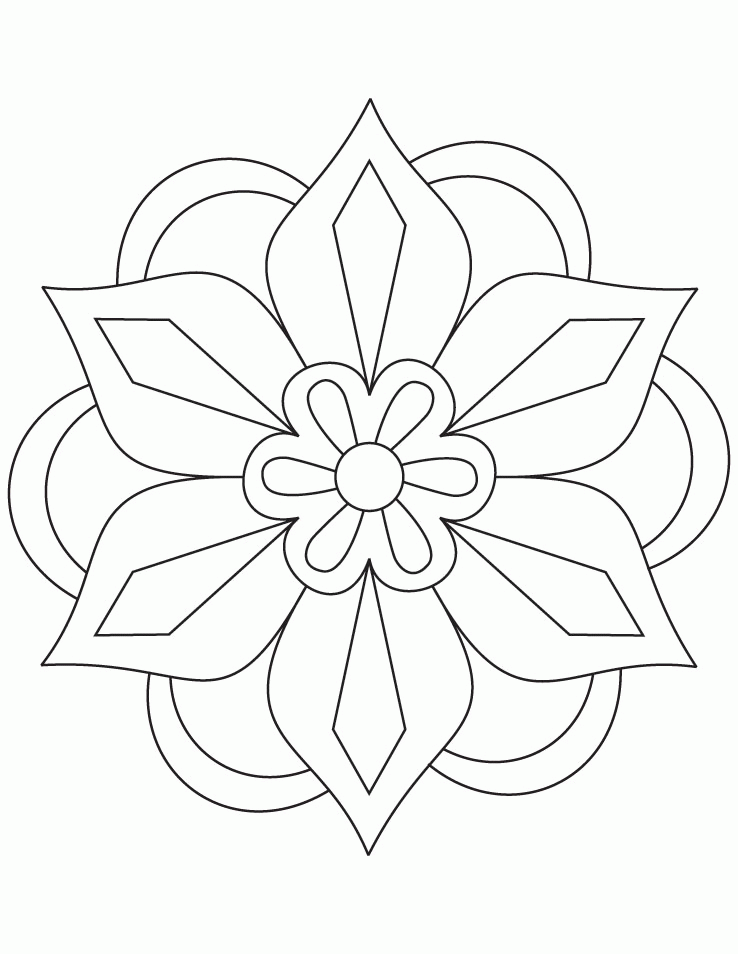Diwali Rangoli Coloring Pages Printable Diwali Rangoli Coloring Pages Printable