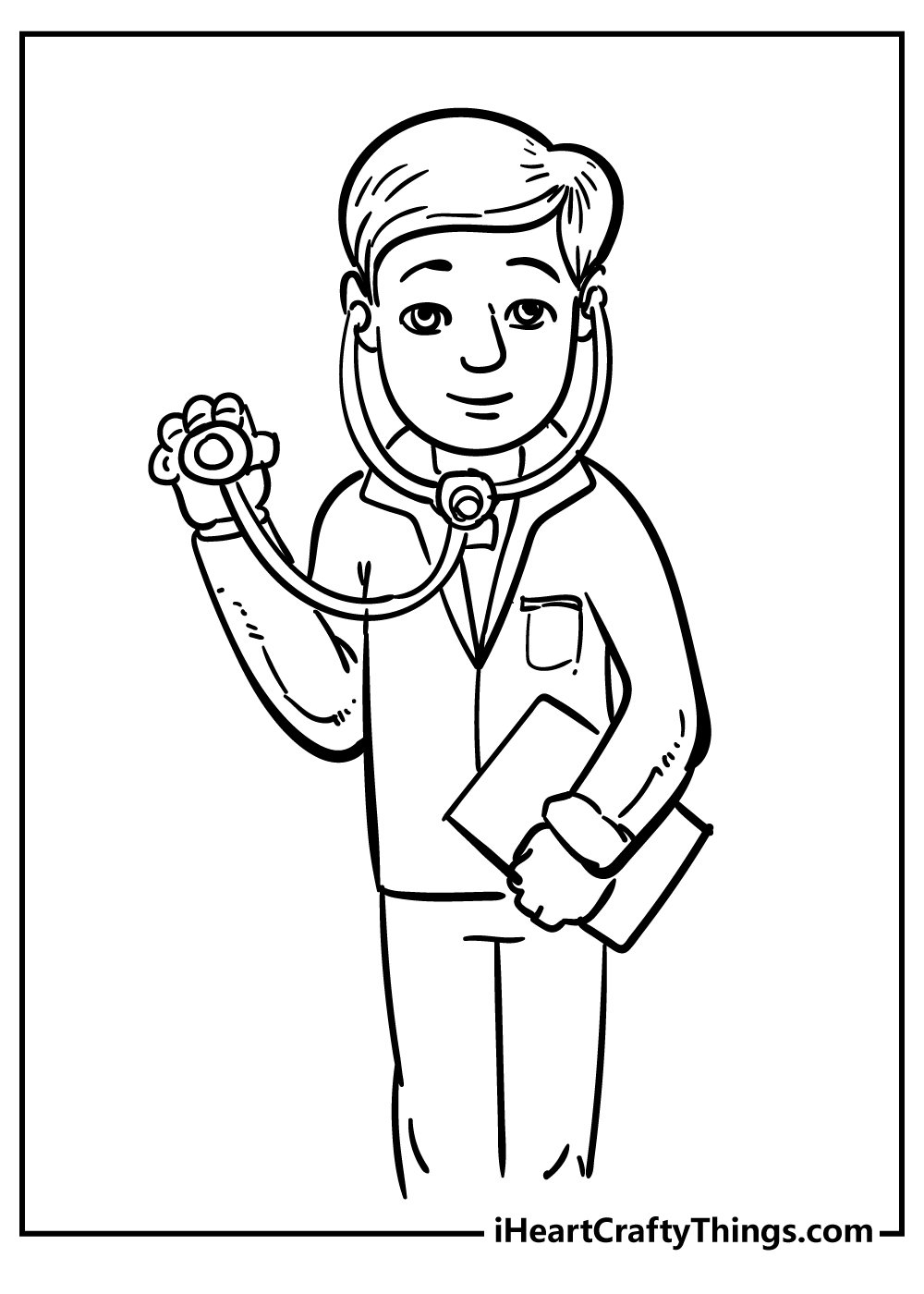 Doctor Coloring Page Doctor Coloring Page