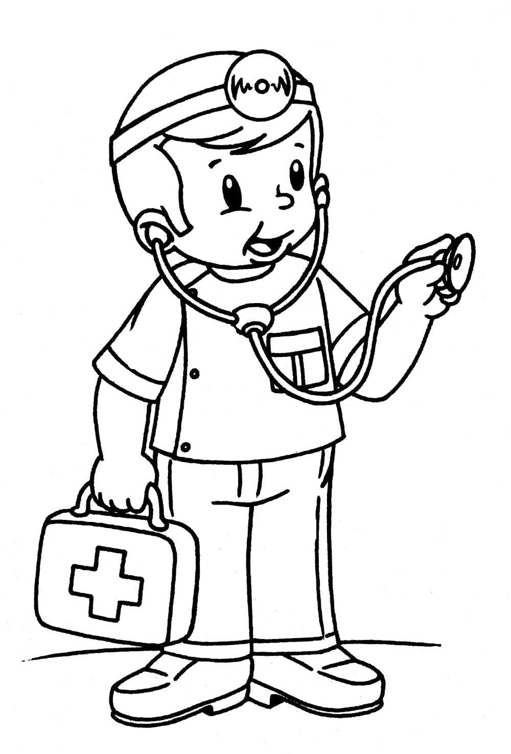 Doctor Coloring Pages Printable Doctor Coloring Pages Printable