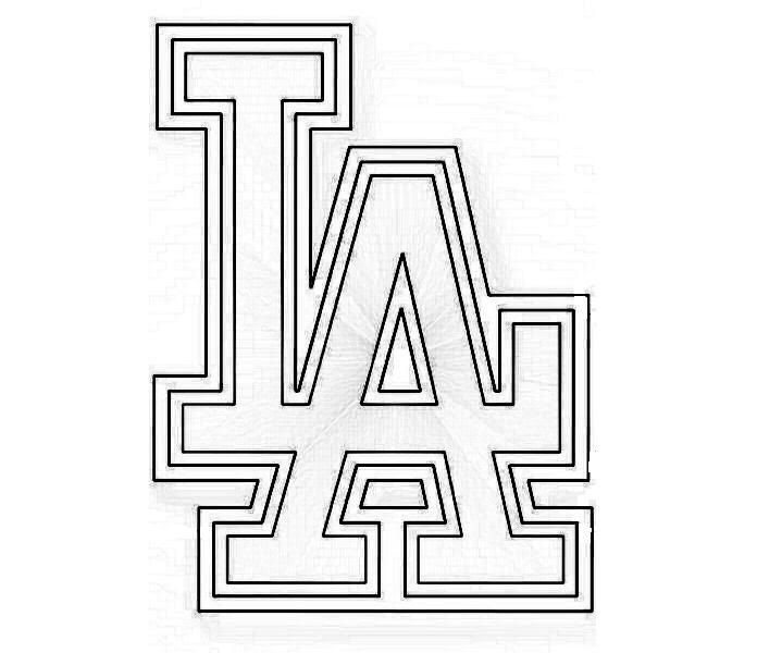Dodgers Coloring Pages Coloring Pages
