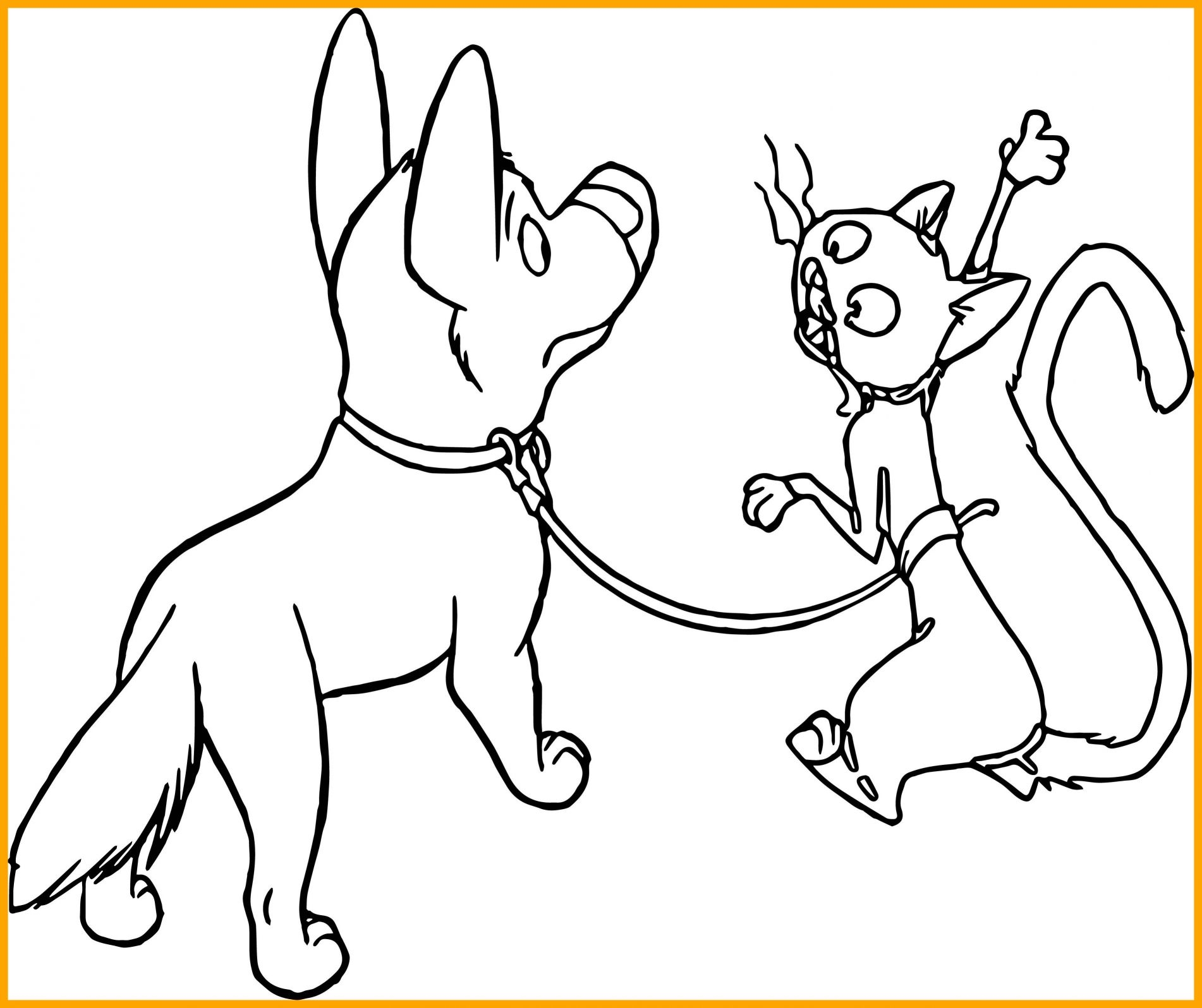 Dog And Cat Coloring Pages Printable At GetColorings Free Dog And Cat Coloring Pages Printable At GetColorings Free
