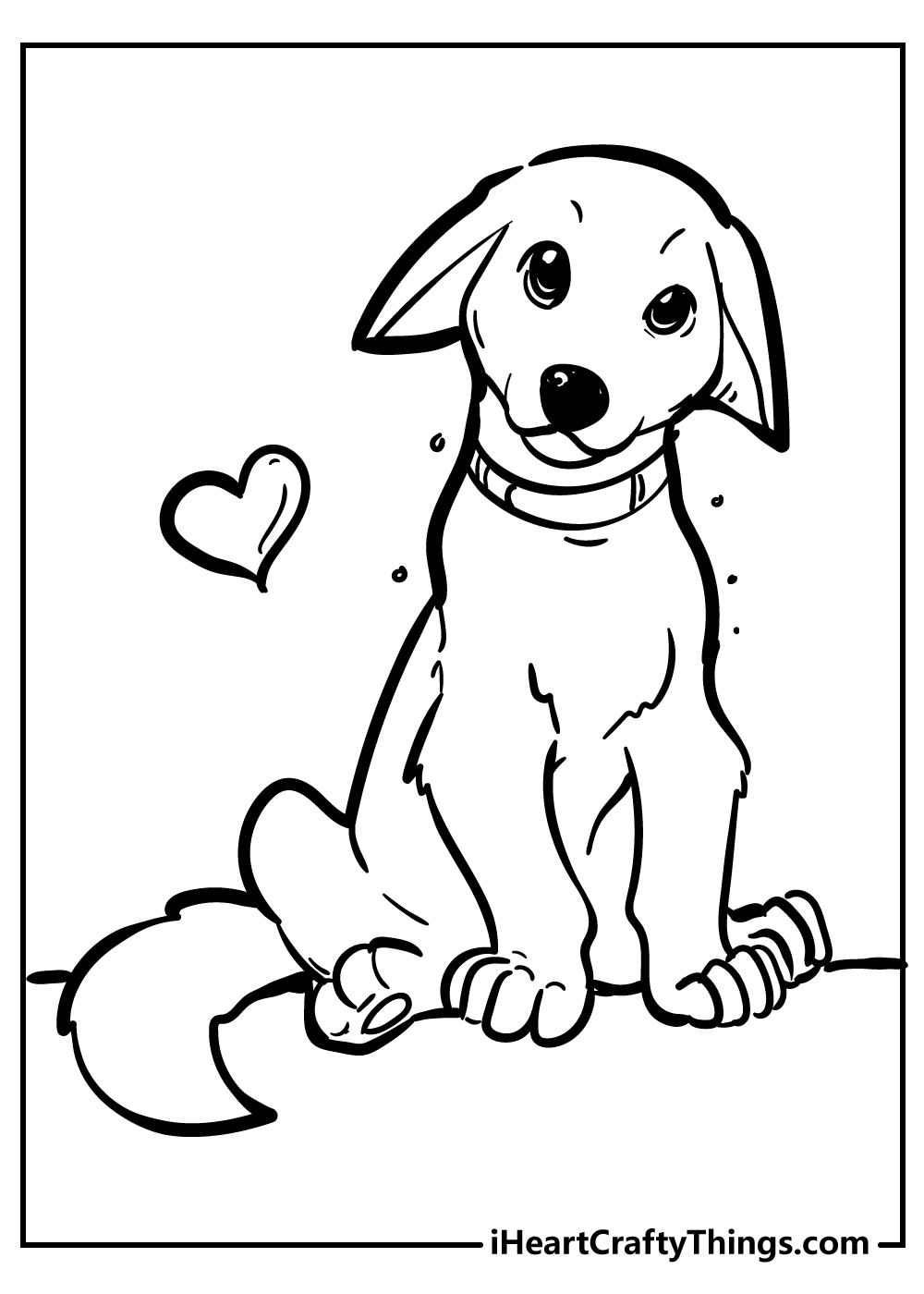Dog Printable Coloring Pages Dog Printable Coloring Pages