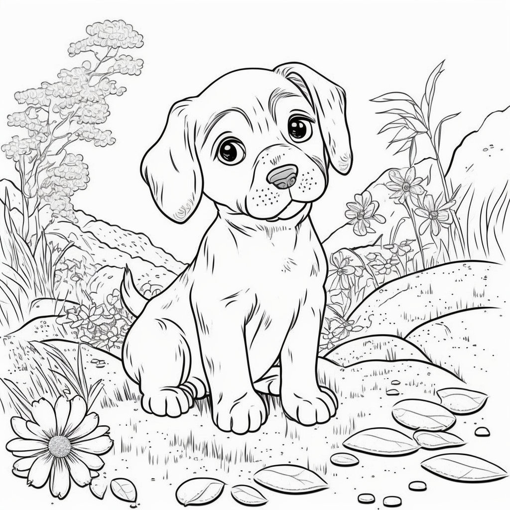 Puppy Coloring Pages Free Printable Puppy Coloring Pages Free Printable