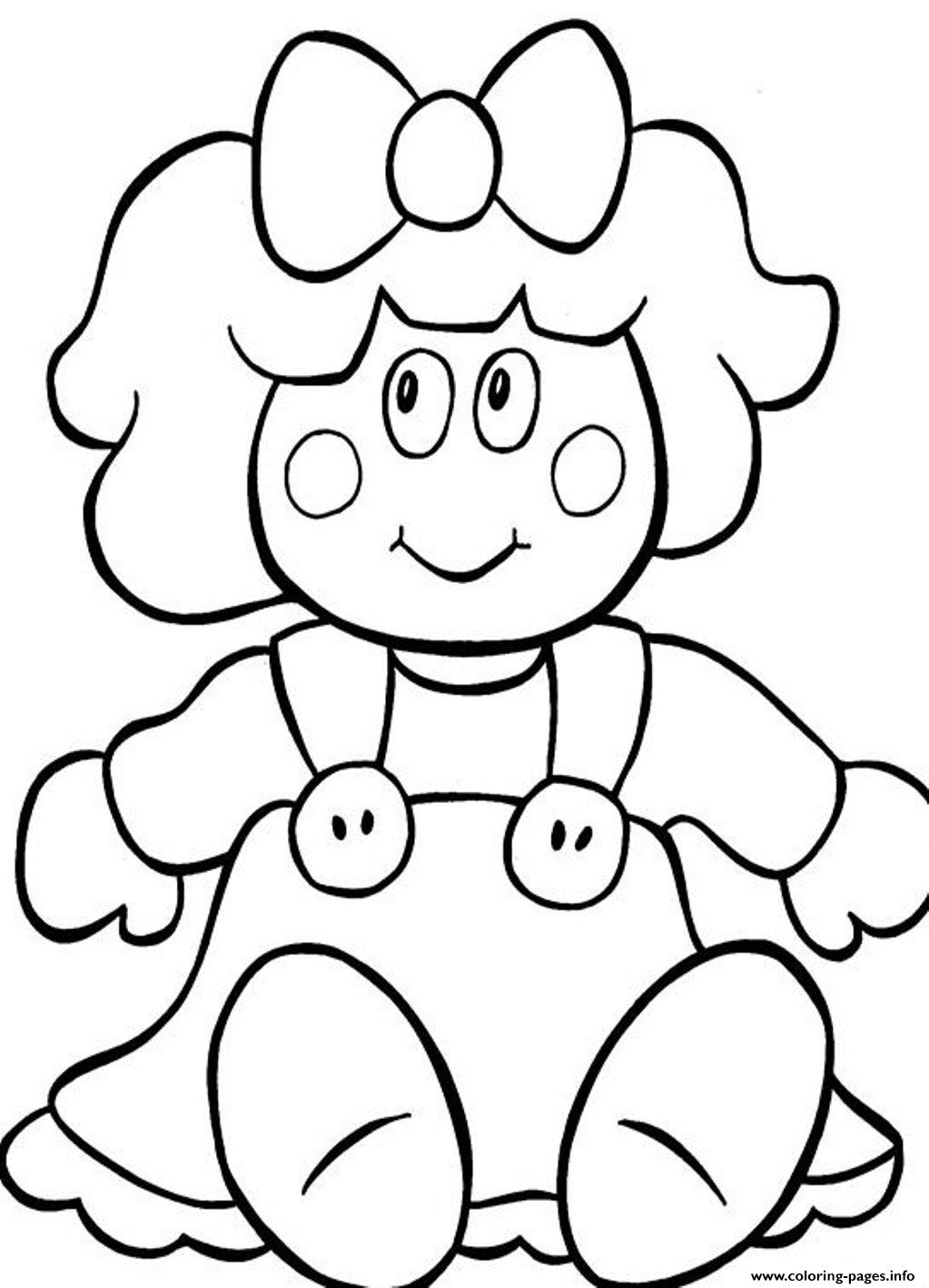 Doll Coloring Pages Printable At GetDrawings Free Download Doll Coloring Pages Printable At GetDrawings Free Download