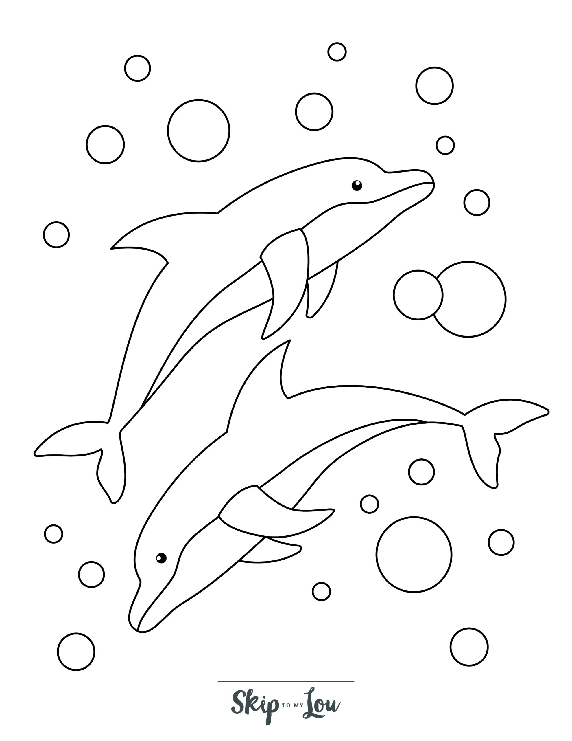 Dolphin Coloring Pages Free Printables Skip To My Lou Dolphin Coloring Pages Free Printables Skip To My Lou