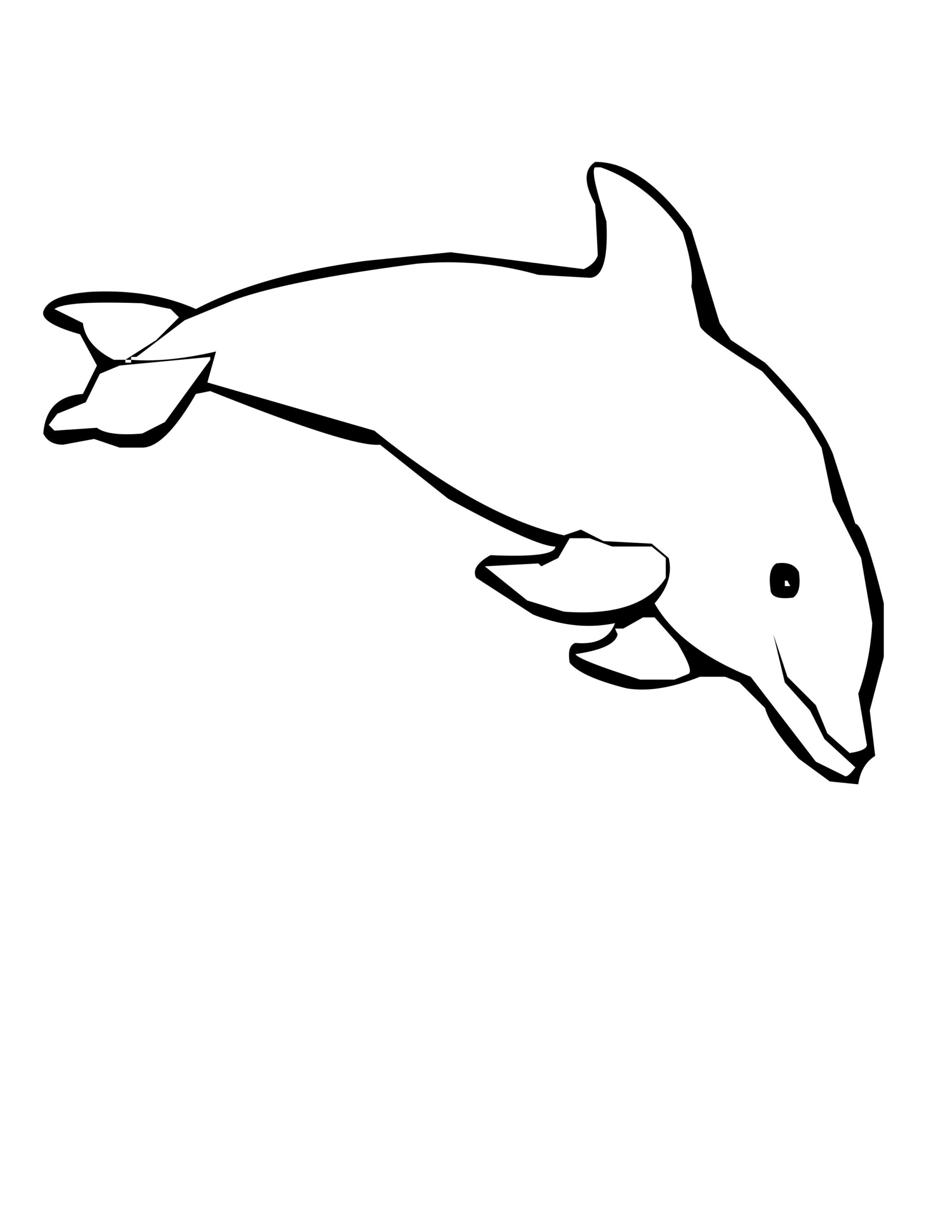 Printable Coloring Pages Dolphin Printable Coloring Pages Dolphin