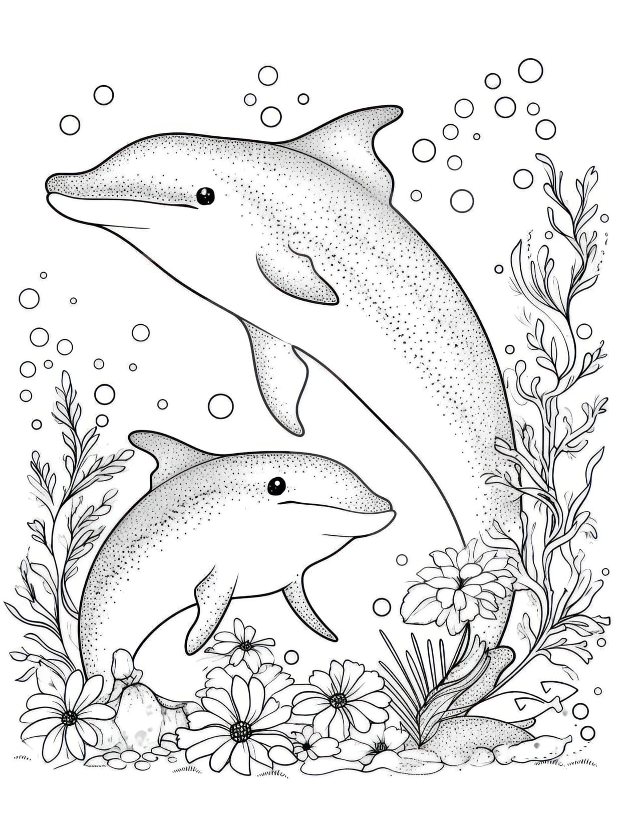 Dolphin Images For Colouring Infoupdate