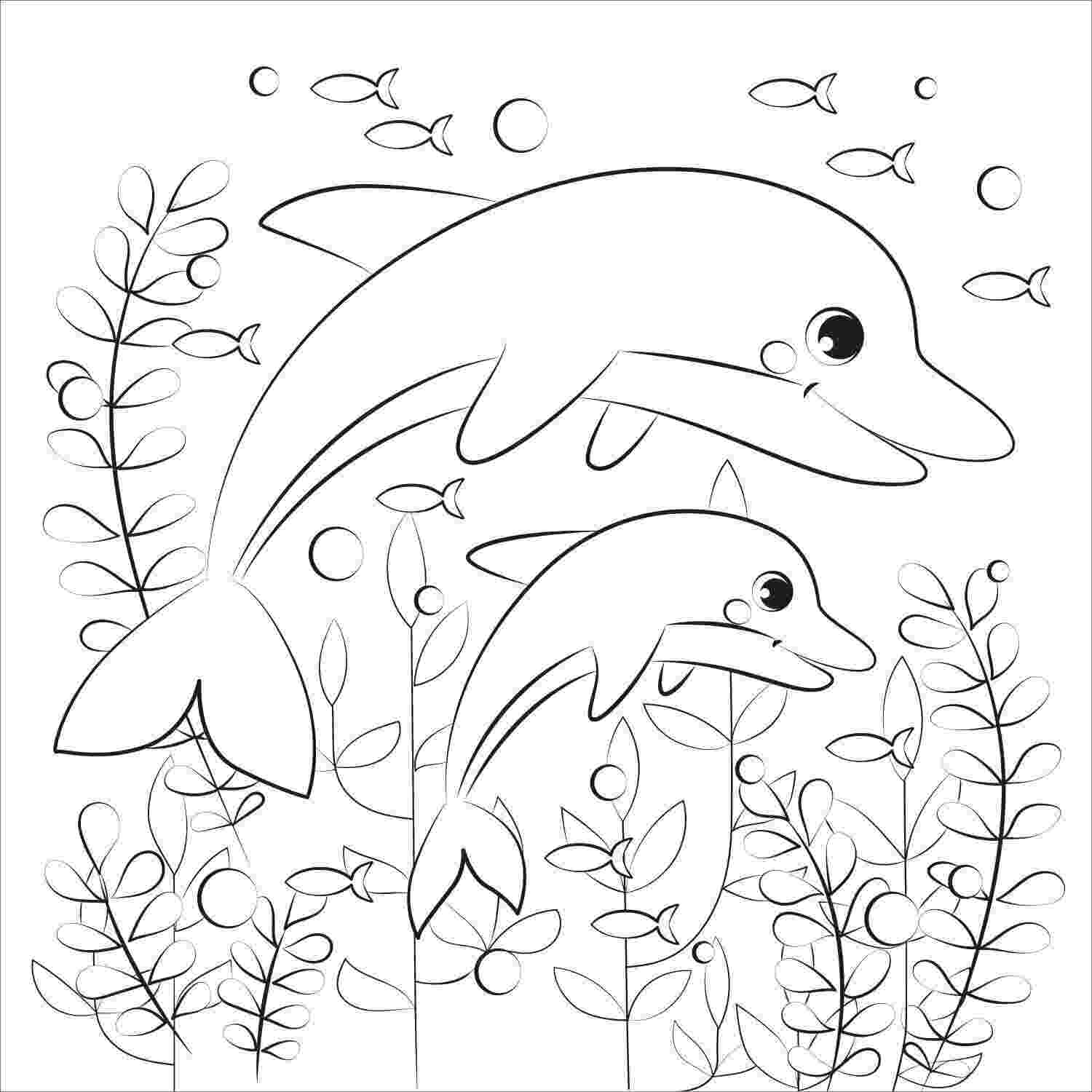 Coloring Pages Dolphins Printable Coloring Pages Dolphins Printable
