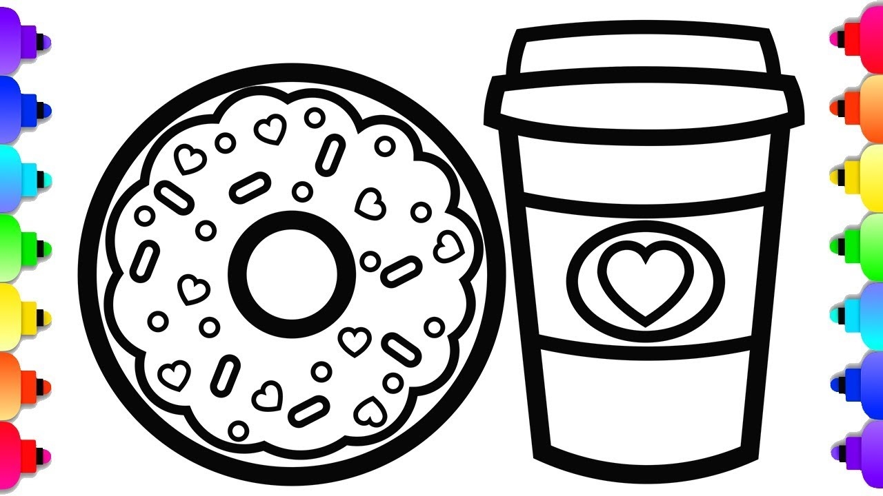 Donut Printable Coloring Pages Printable Word Searches Donut Printable Coloring Pages Printable Word Searches