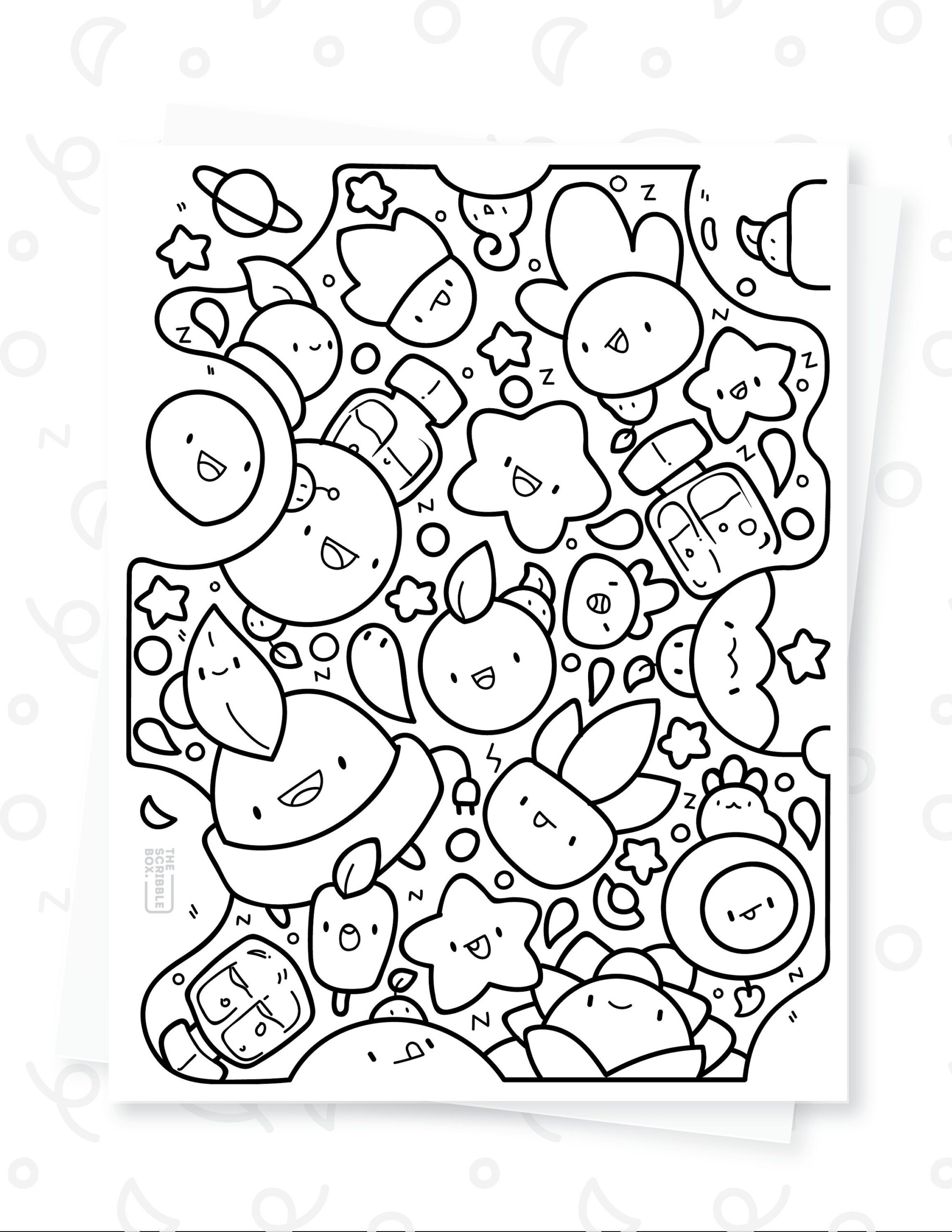 Doodle Art Coloring Pages For Kids Doodle Art Coloring Pages For Kids