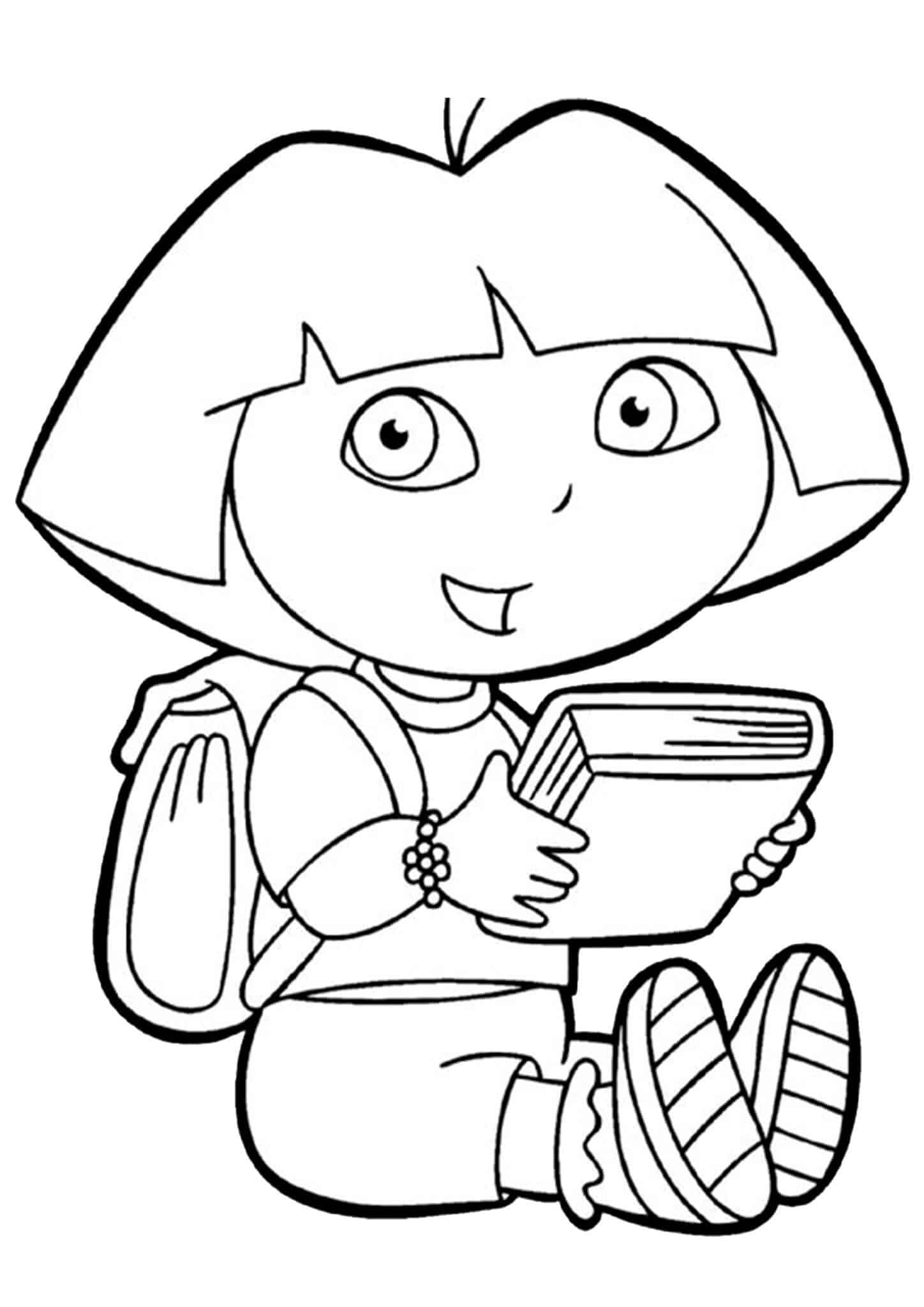 Dora Coloring Book Printable Dora Coloring Book Printable