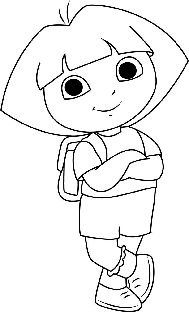 Dora Printable Coloring Pages Dora Printable Coloring Pages