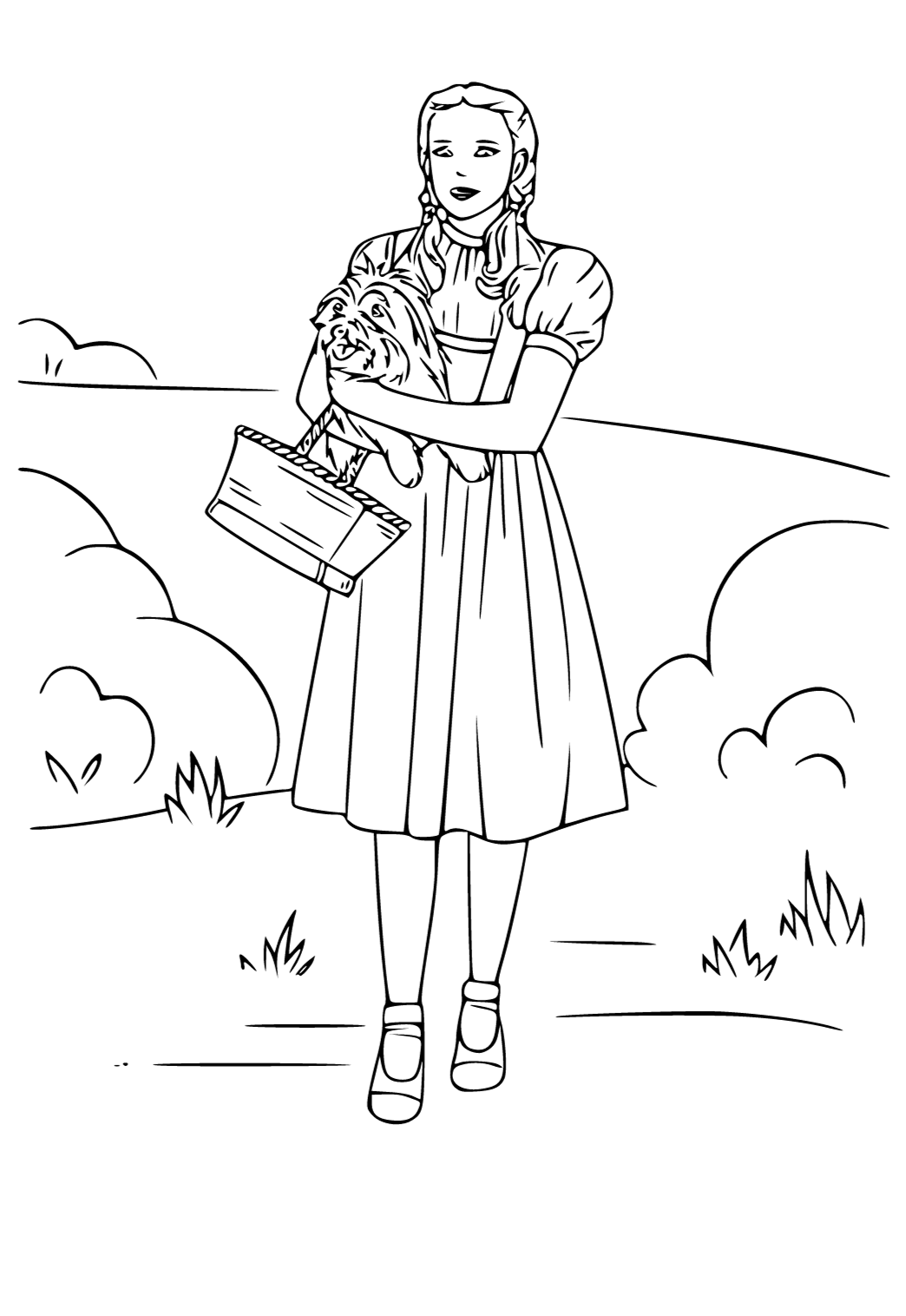 Dorothy Of Wizard Of Oz Coloring Pages Dorothy Of Wizard Of Oz Coloring Pages