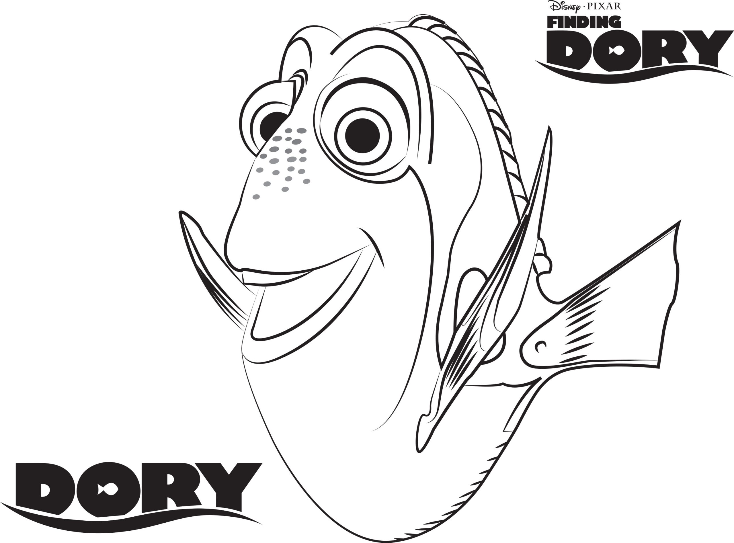 Dory Disney S Finding Dory Coloring Pages Sheet Free Disney Dory Disney S Finding Dory Coloring Pages Sheet Free Disney