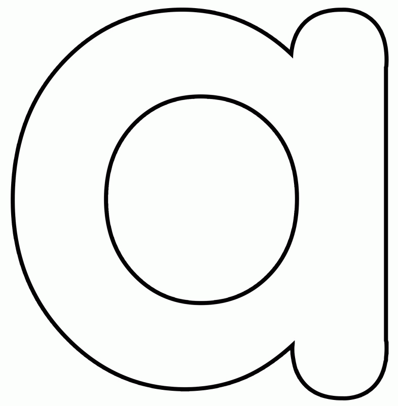 Download Small Letter A Coloring Page Or Print Small Letter A Download Small Letter A Coloring Page Or Print Small Letter A