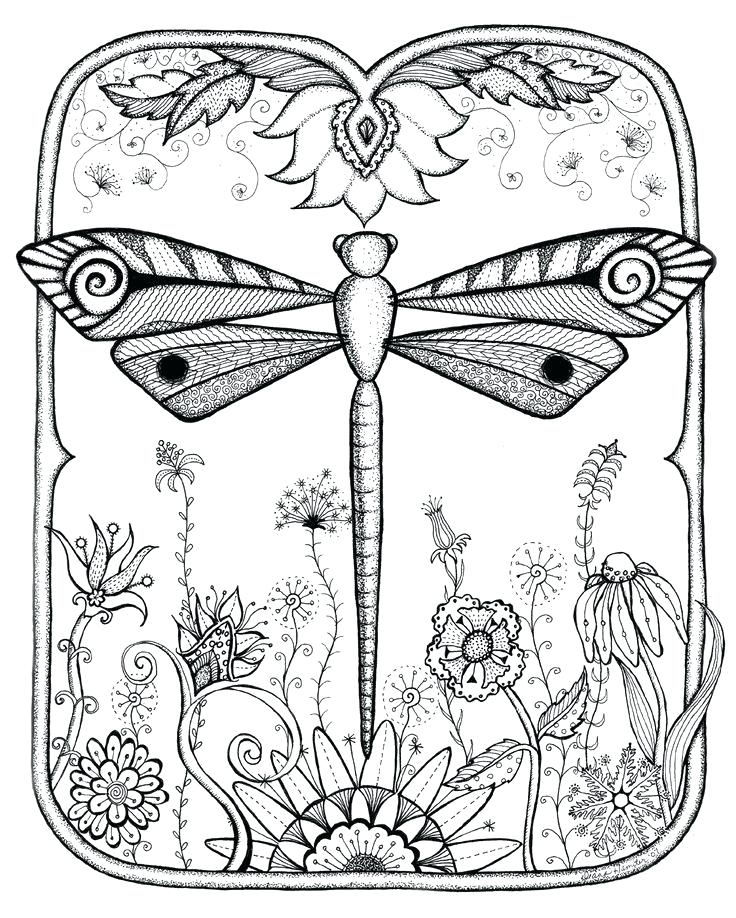 Dragonfly Coloring Pages Printable At GetColorings Free Printable