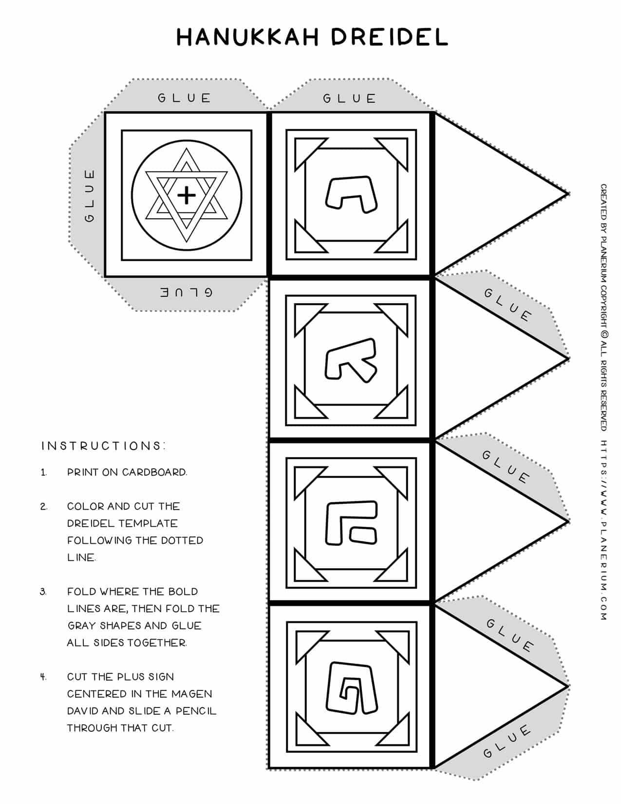 Dreidel Instructions Printables Dreidel Instructions Printables
