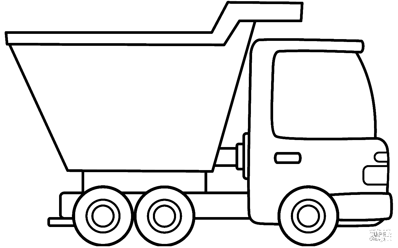 Dump Truck Coloring Pages Printable Dump Truck Coloring Pages Printable