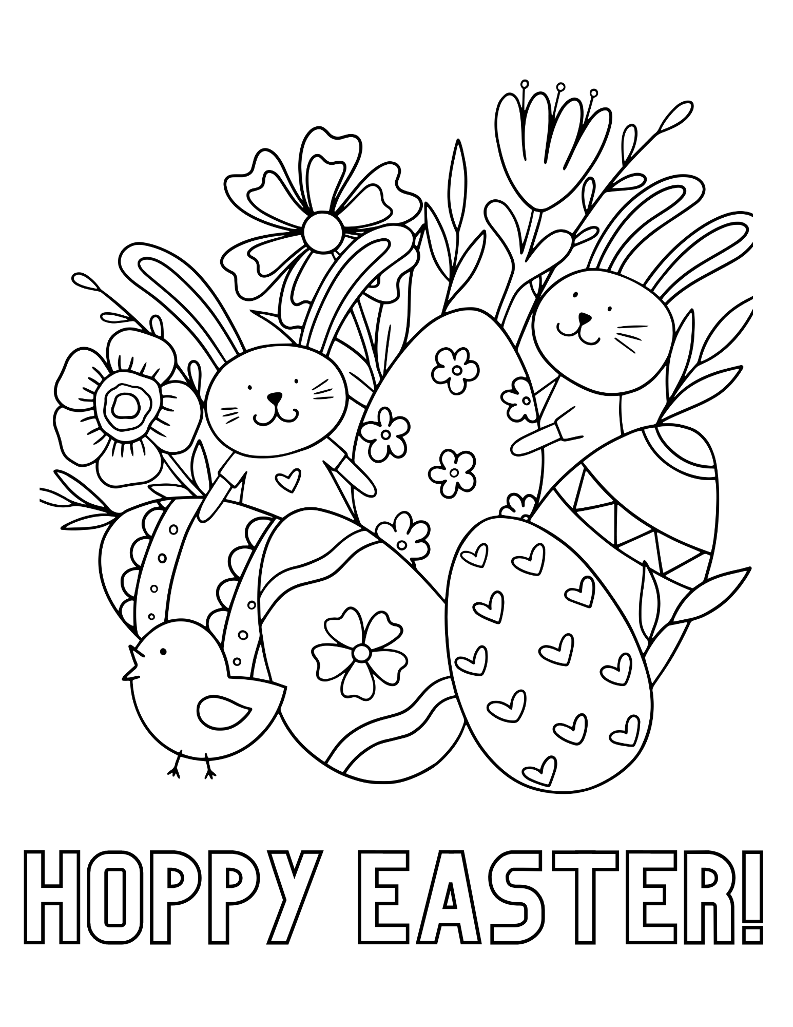 Printable Easter Coloring Pages Printable Easter Coloring Pages