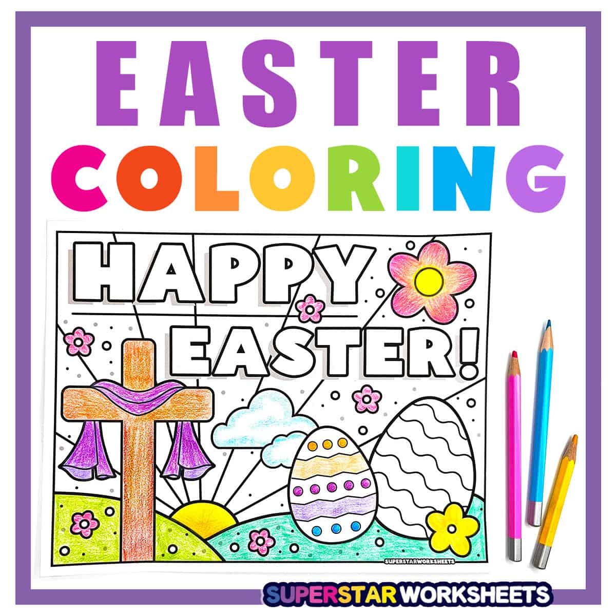 Easter Coloring Printable Pages