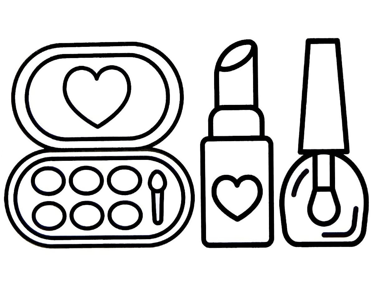 Easy Makeup Set Coloring Page Free Printable Coloring Pages For Kids Easy Makeup Set Coloring Page Free Printable Coloring Pages For Kids