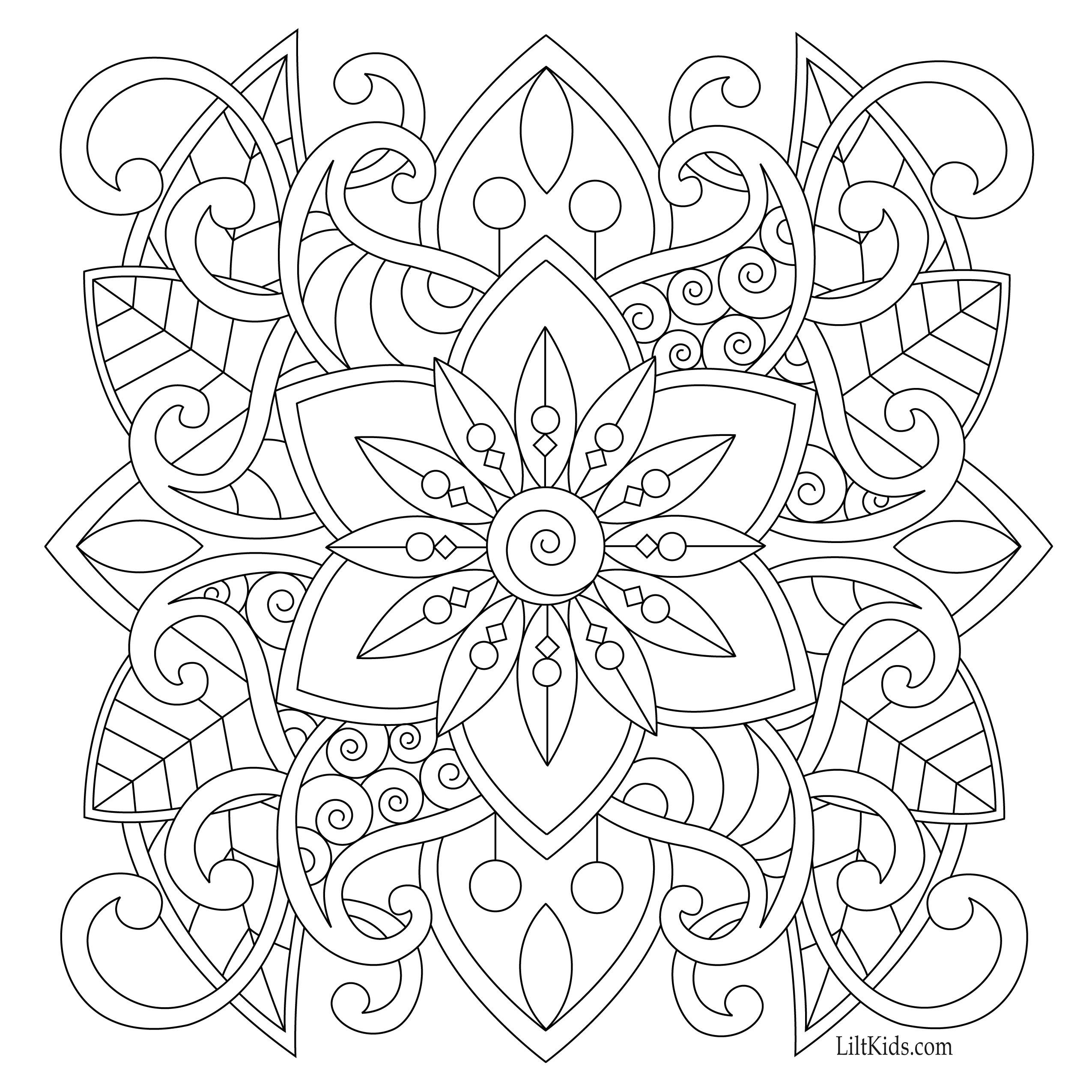 Easy Printable Easy Mandala Coloring Pages Easy Printable Easy Mandala Coloring Pages